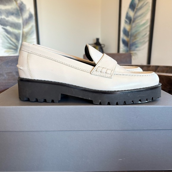 ZADIG & VOLTAIRE Joecassin Loafers in Ice color with Black Sole - Picture 5 of 12